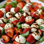 Balsamic Strawberry Caprese