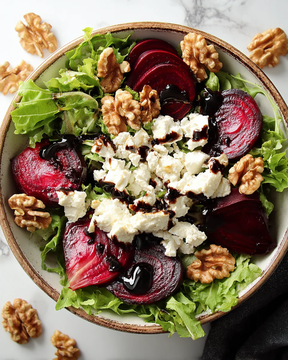 Beet and Goat Cheese Salad