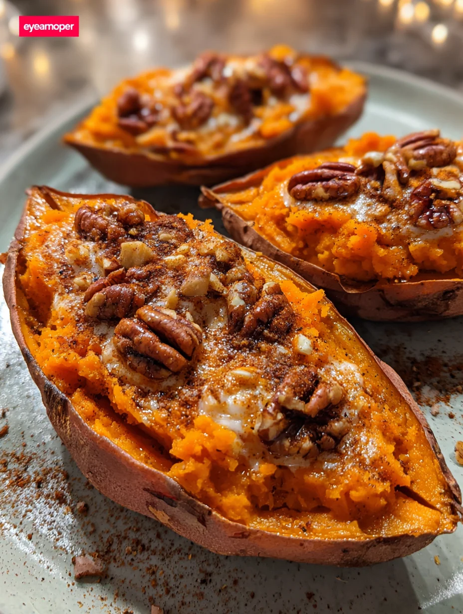 Twice Baked Sweet Potatoes