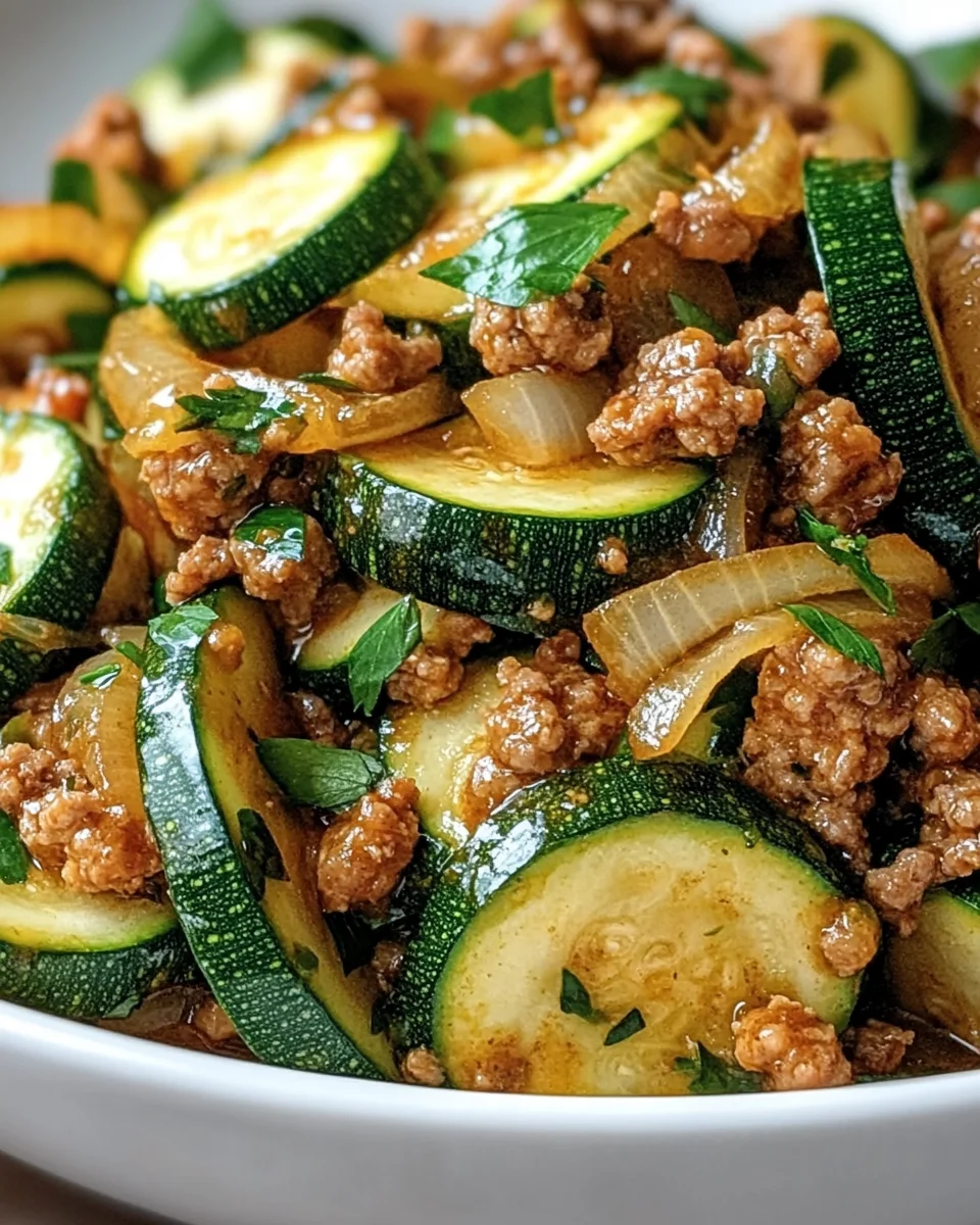 Ground Turkey and Zucchini Skillet: Quick & Delicious!