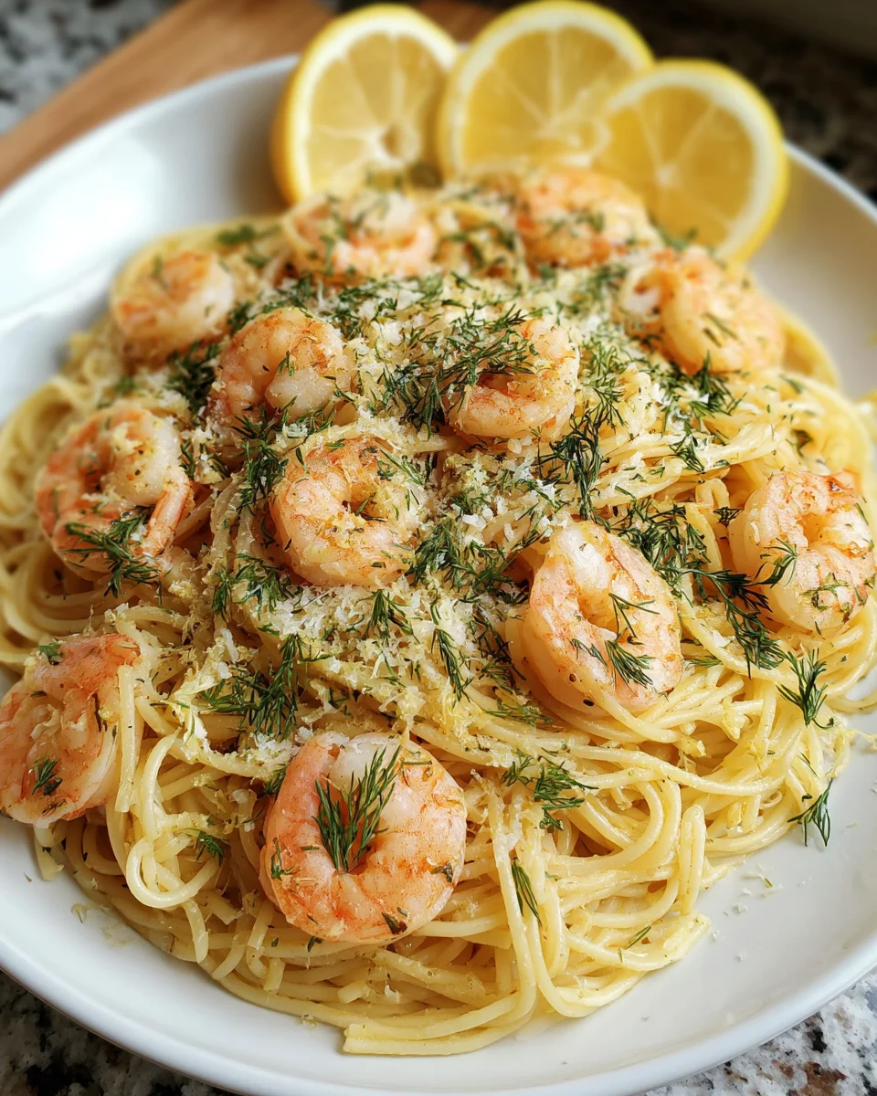 Lemon Dill Shrimp Pasta: A Quick and Zesty Delight!