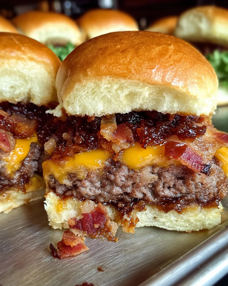 Bacon Jam Cheeseburger Sliders: The Ultimate Tasty Treat!