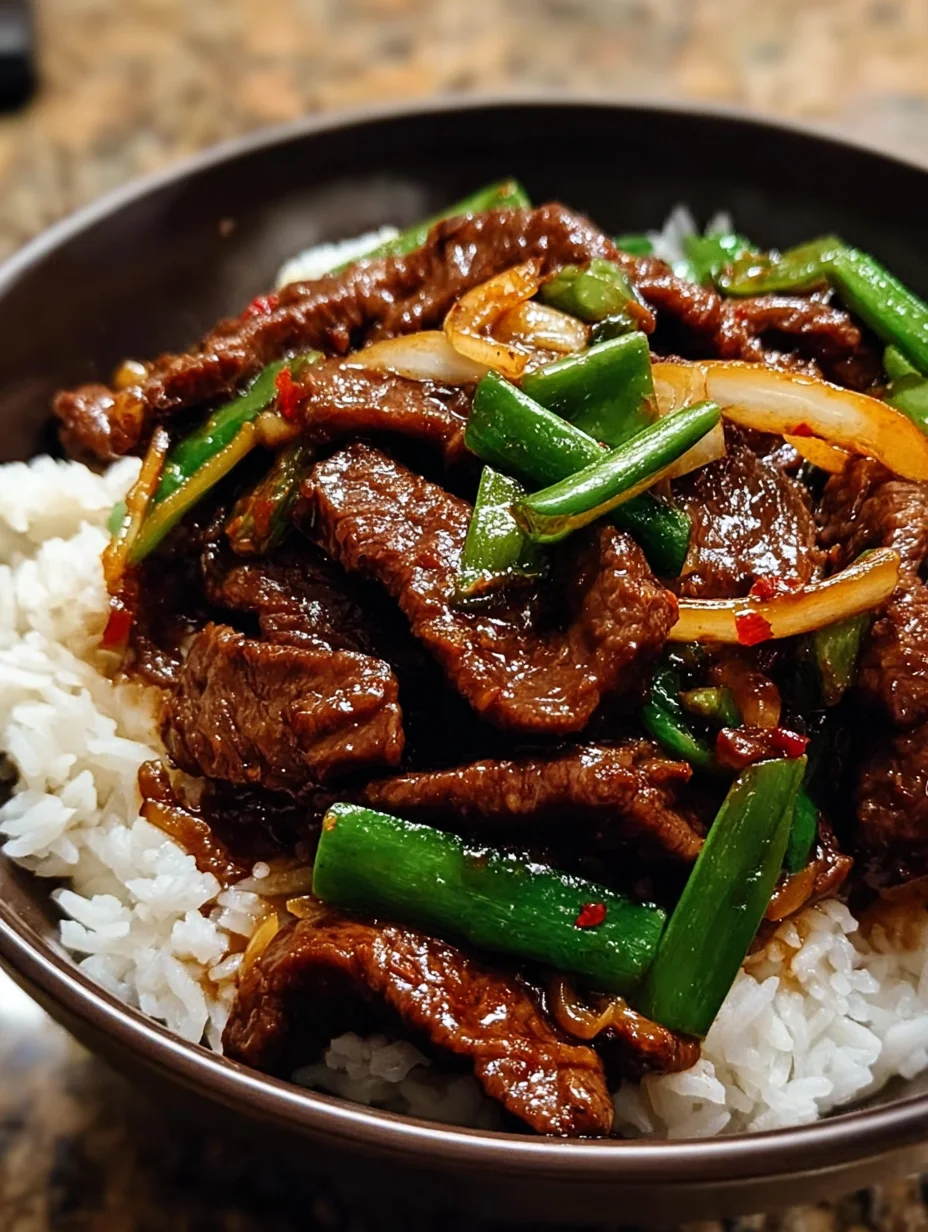 Mongolian Beef Stir-Fry