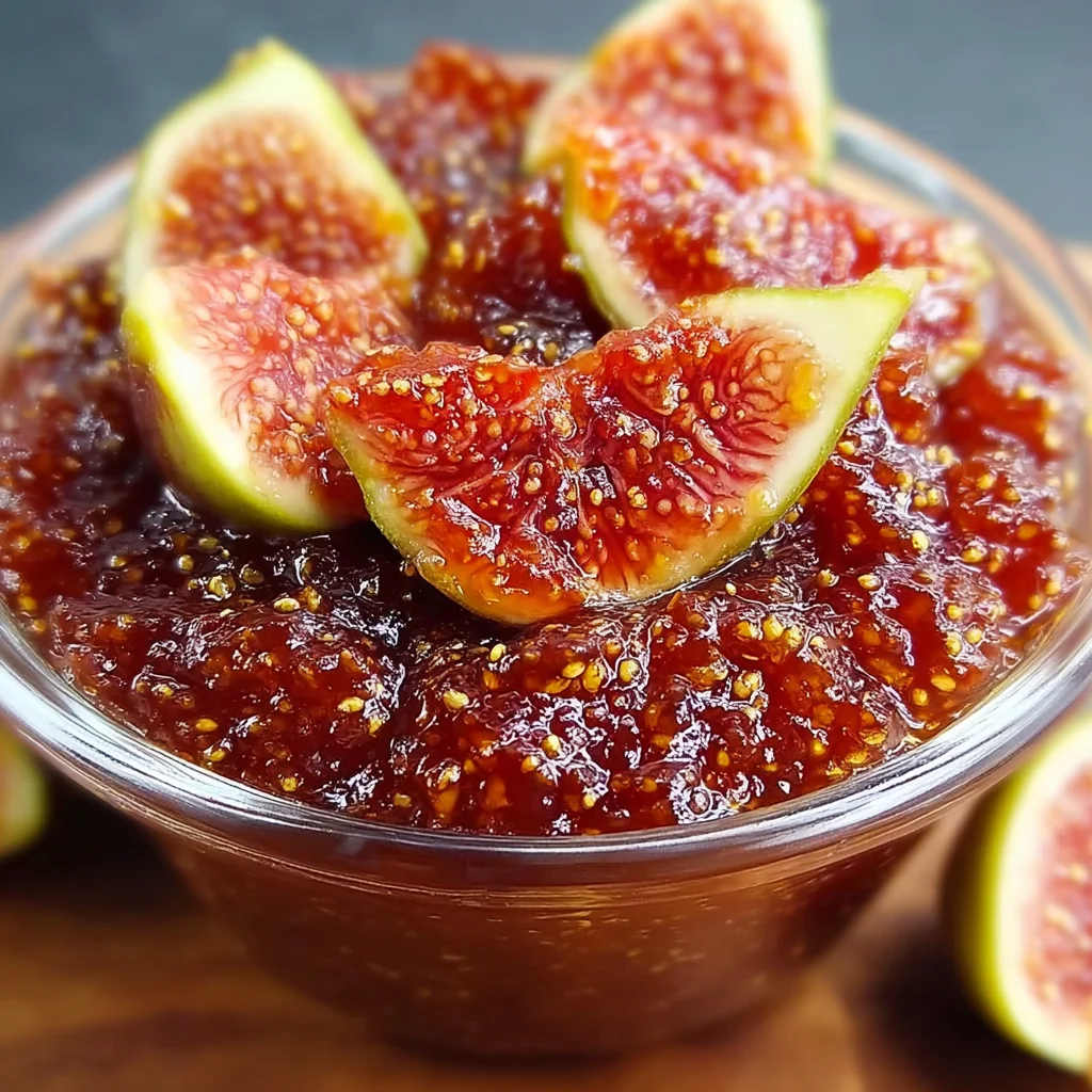Fresh Fig Jam with Lemon Zest: A Delicious Delight!