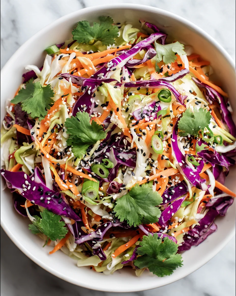 Asian Slaw: Discover a Tangy, Crunchy Delight!