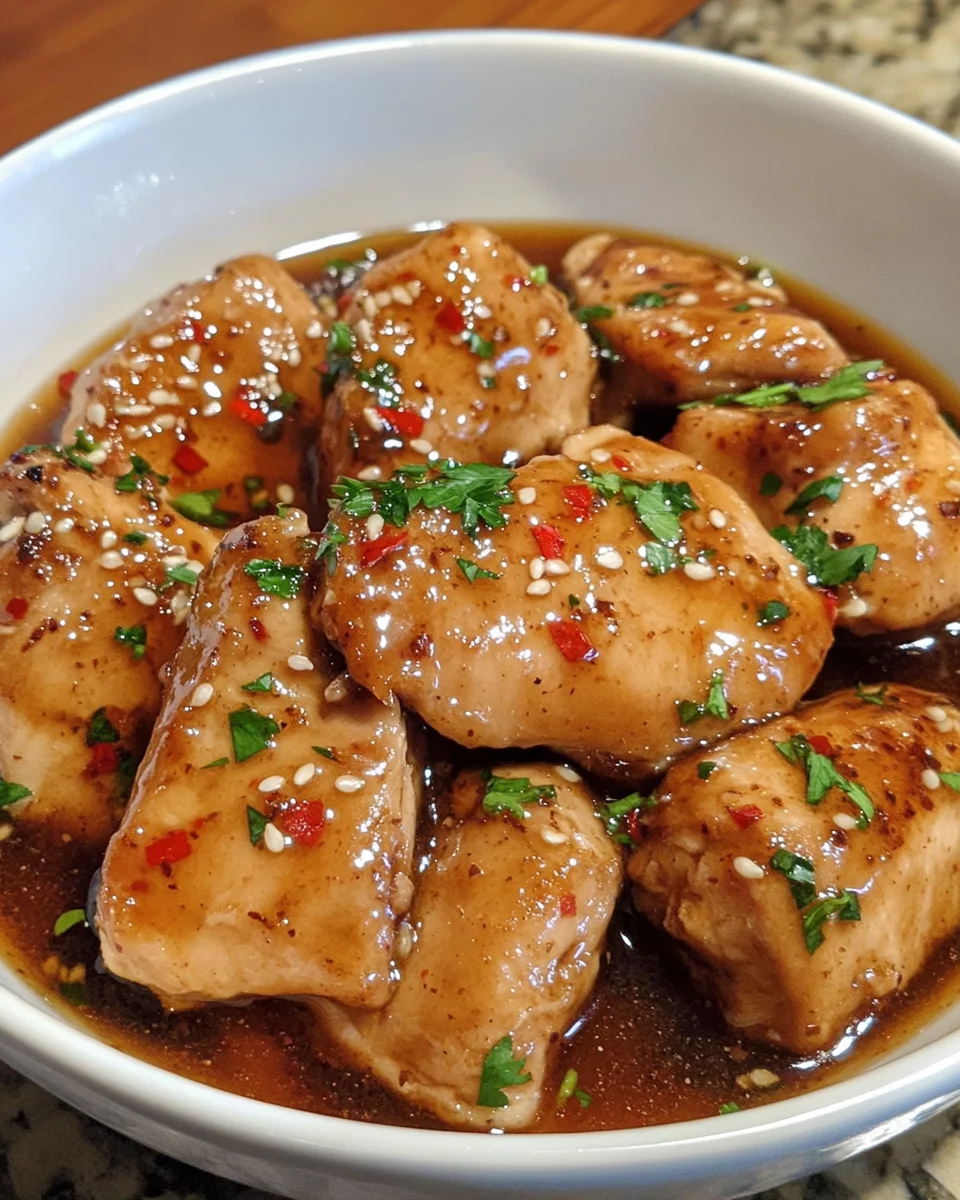 Sweet Garlic Chicken in the Crockpot: Easy Dinner Delight!