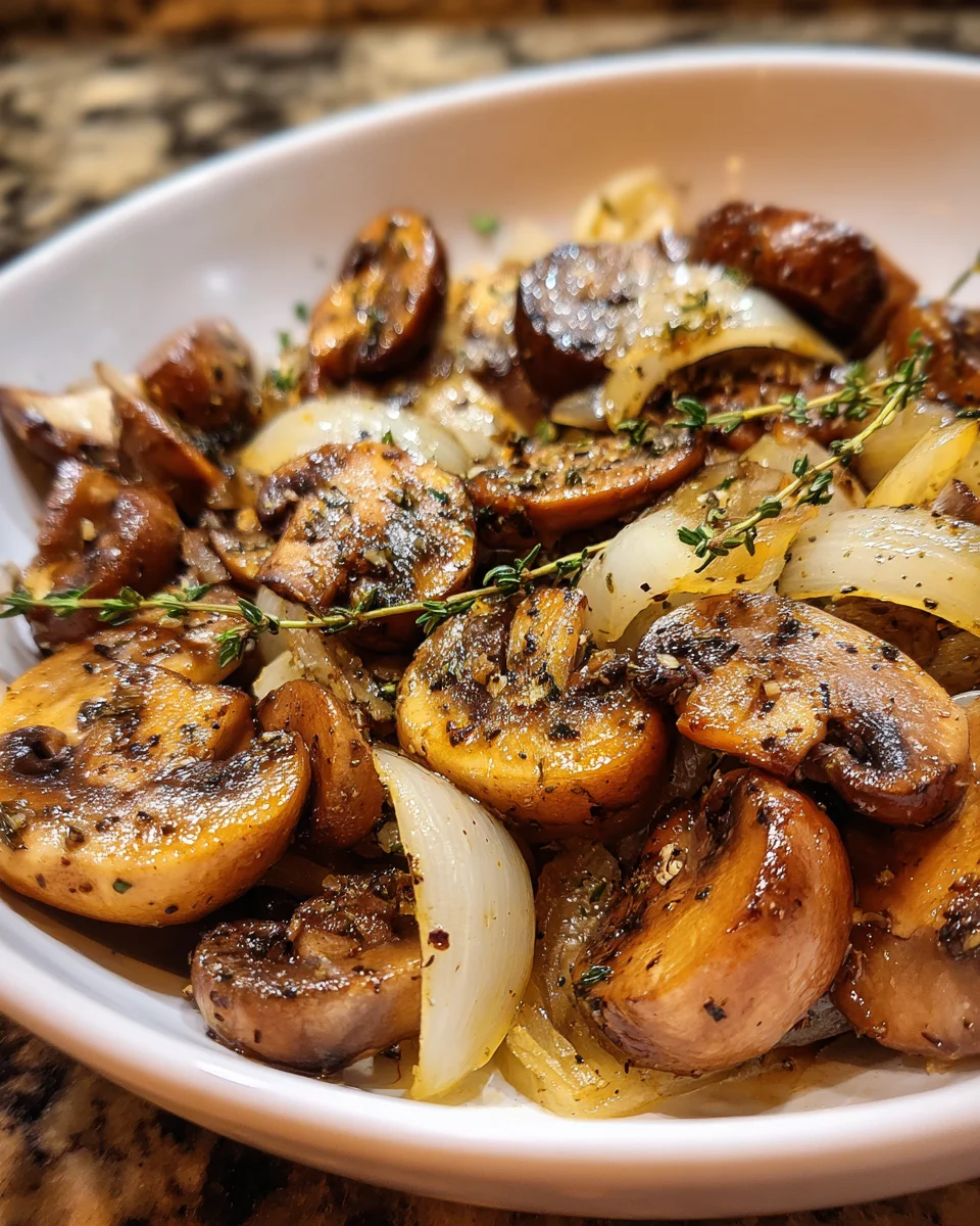 Sautéed Mushrooms and Onions: A Delicious Side Dish!
