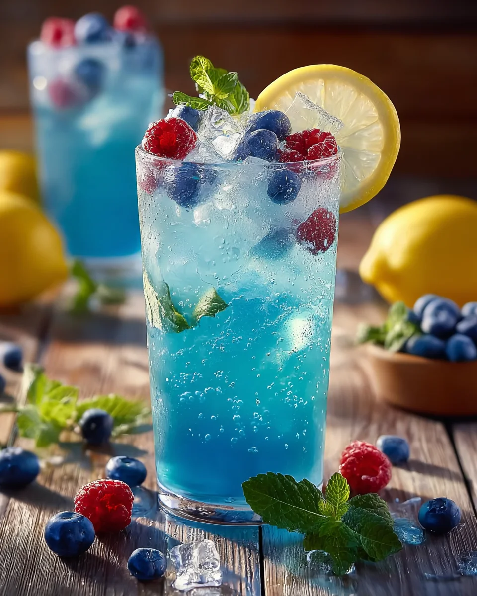 Blue Raspberry Lemonade: Refreshing Summer Delight Recipe