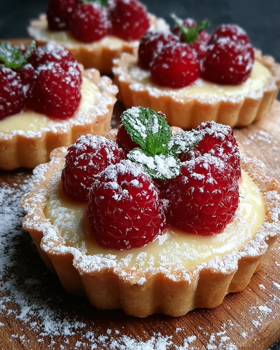 Raspberry Vanilla Tarts that Will Delight Your Taste Buds