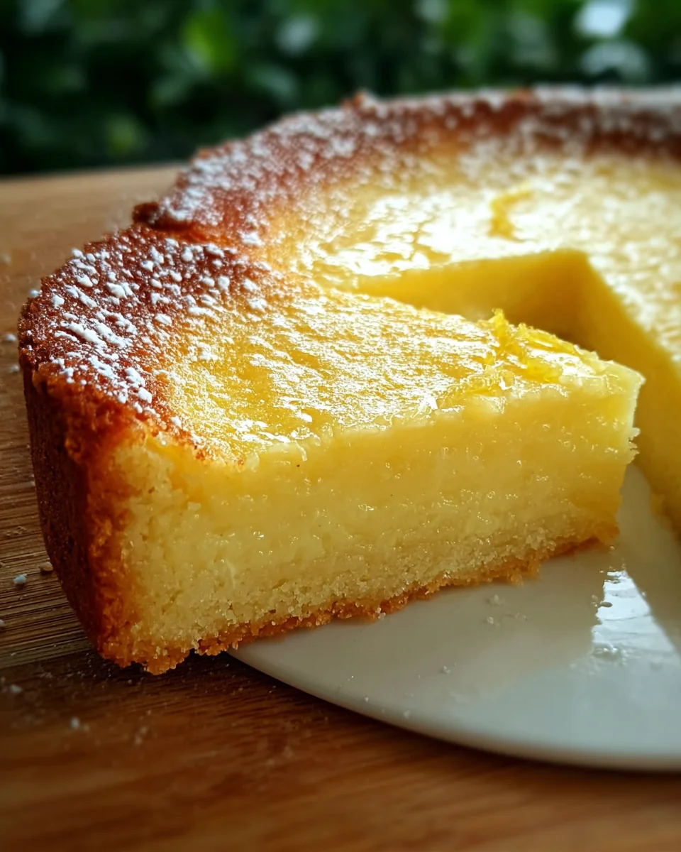 Italian Grandma’s Lemon Custard Cake