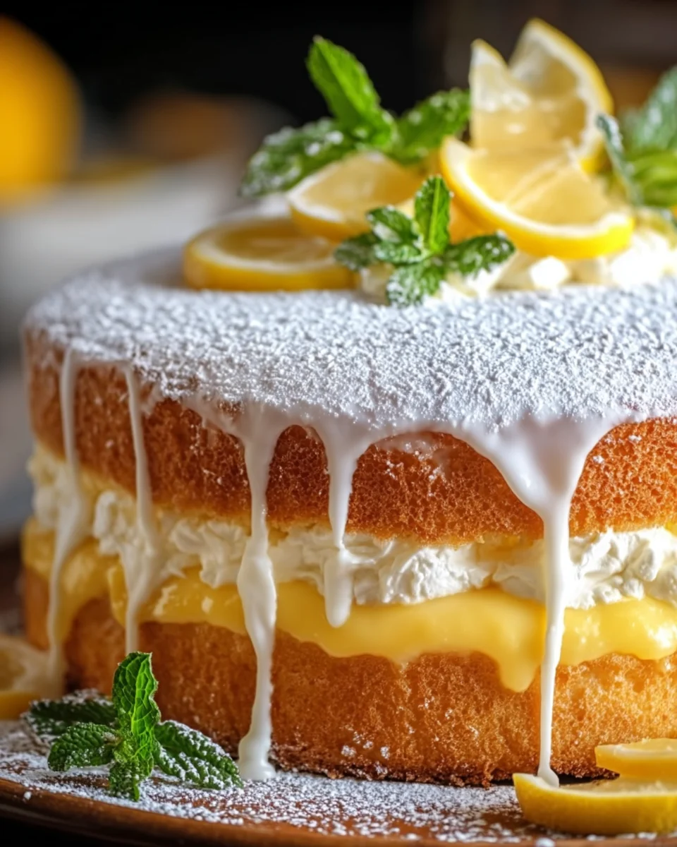 Limoncello Mascarpone Cake