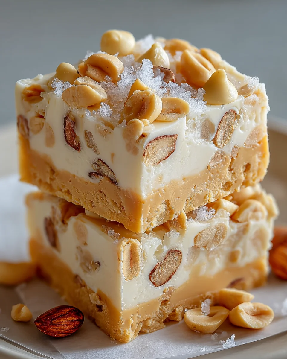 White Chocolate Peanut Butter Fudge