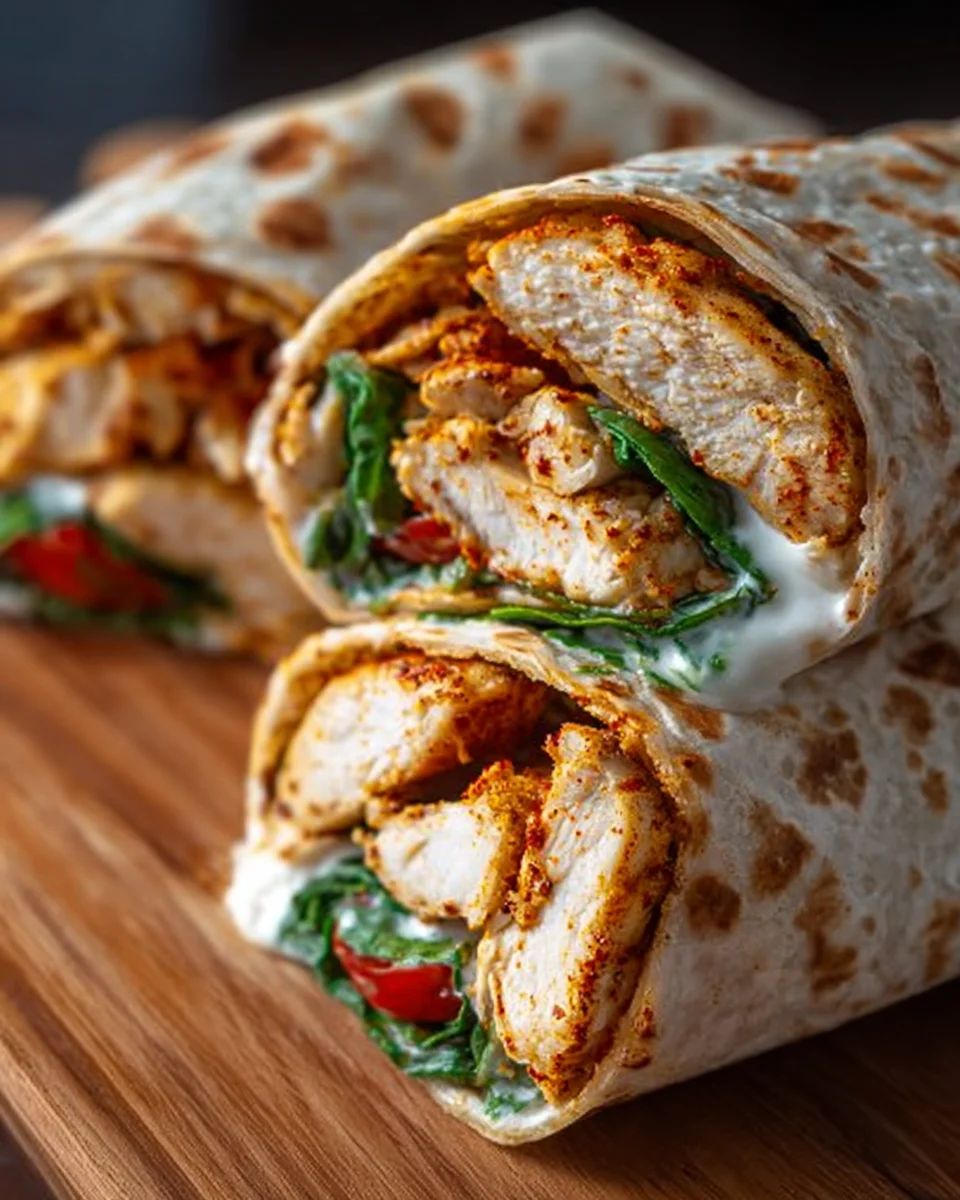 Crispy Air Fryer Chicken & Mozzarella Wraps are Irresistible!