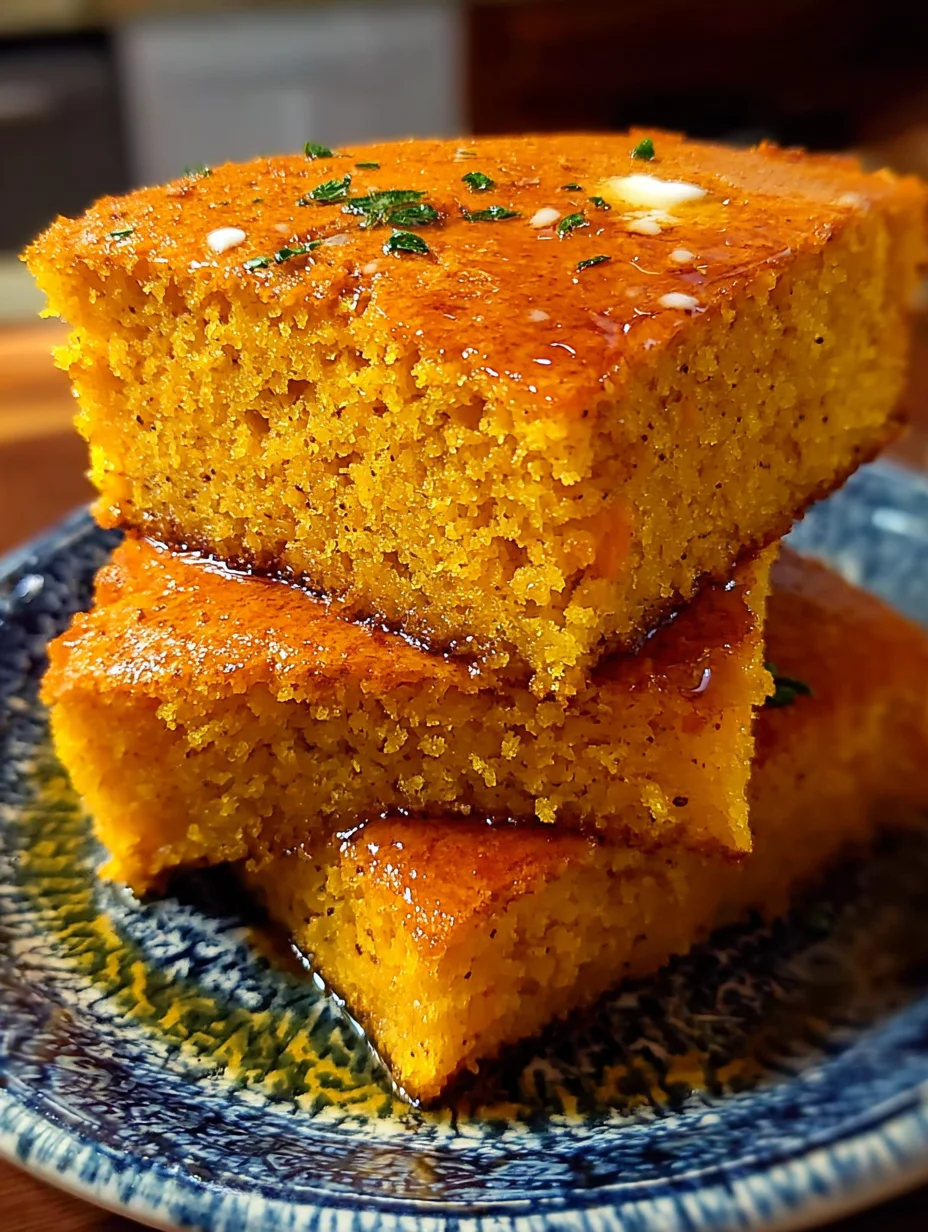 Honey Butter Sweet Potato Cornbread