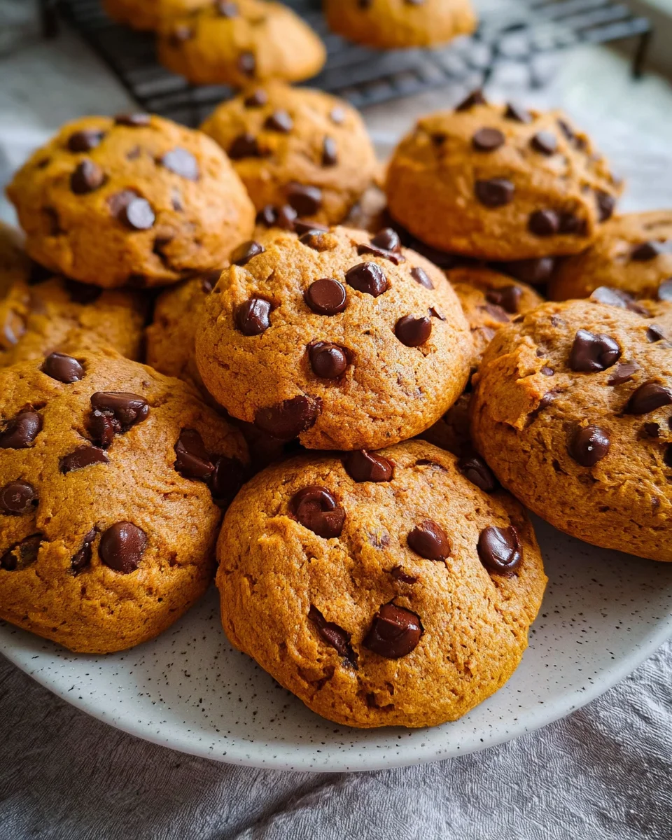 Pumpkin Chocolate Chip Cookies