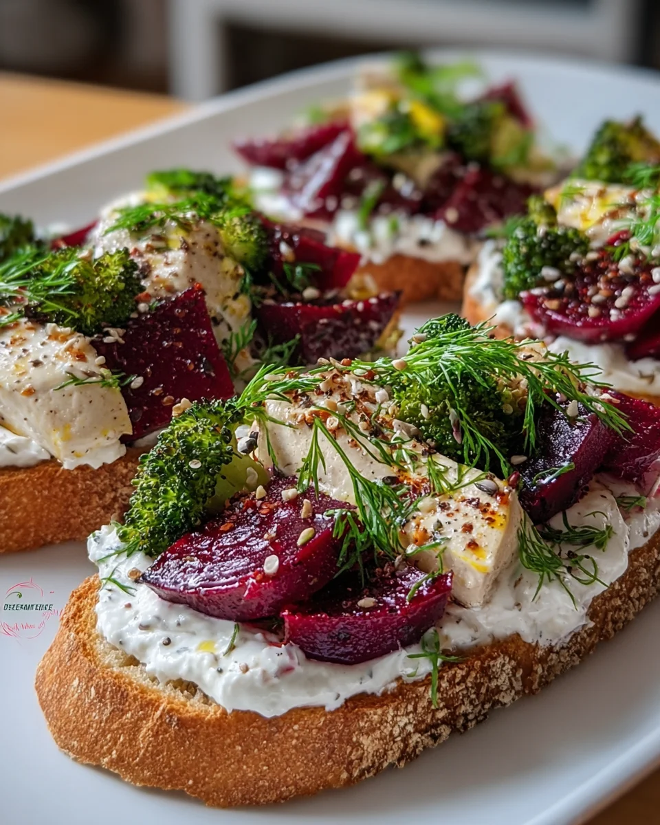 Whipped Feta and Beetroot on Toast: A Flavorful Delight!