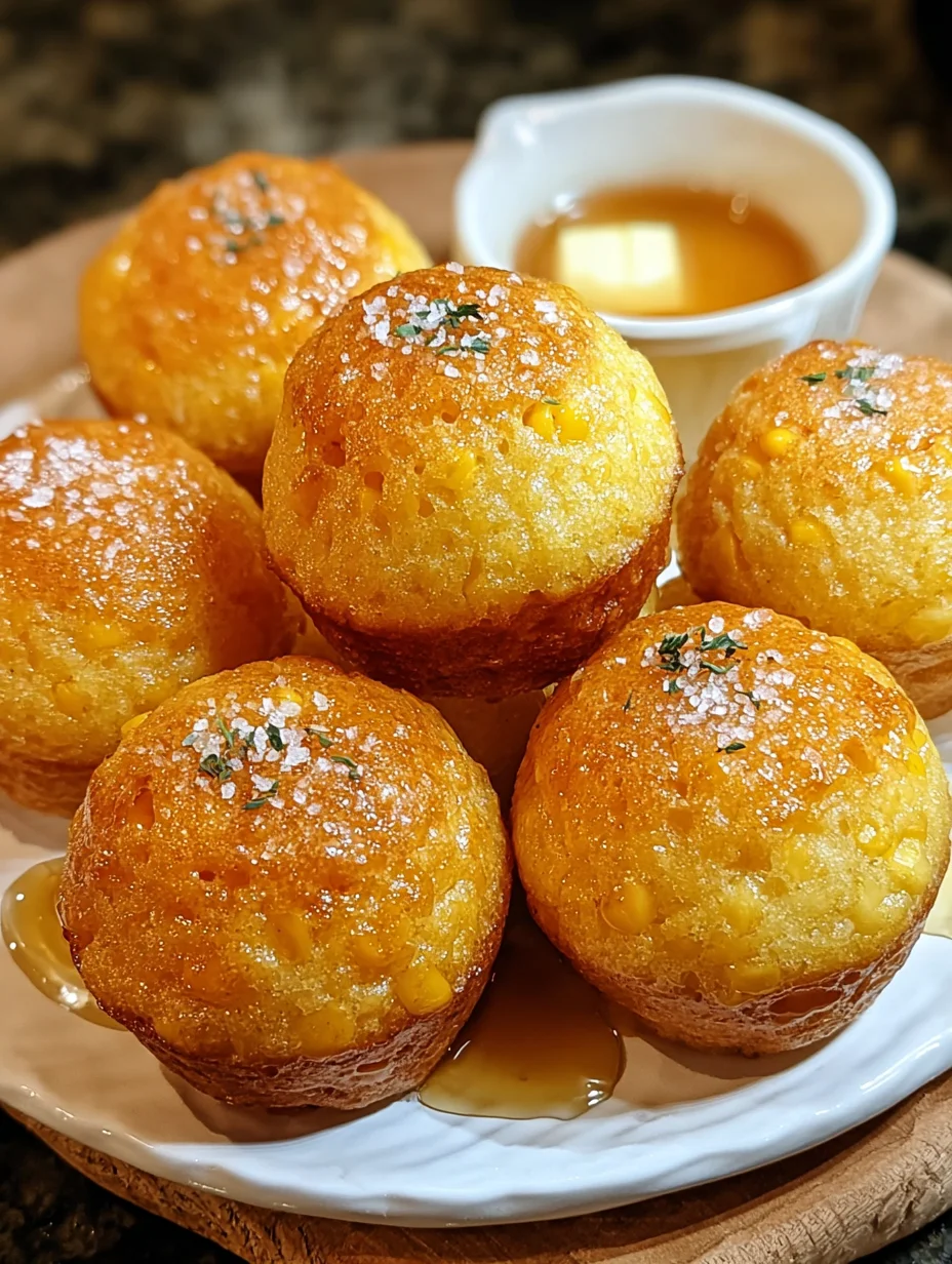 Southern-Style Honey Butter Cornbread Poppers Please Everyone!