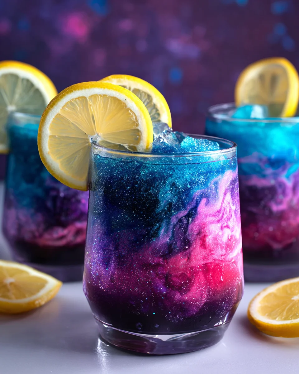Color Changing Galaxy Lemonade Slushie