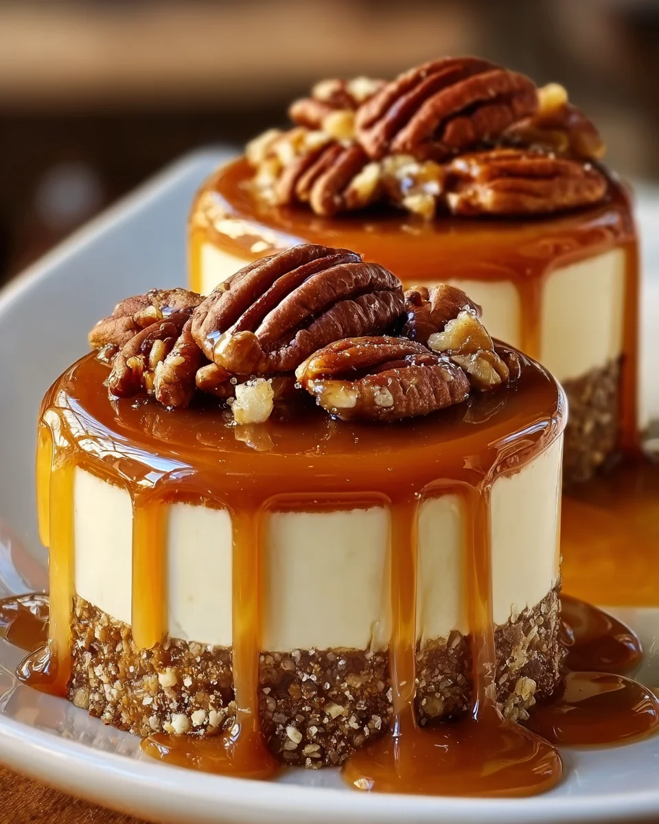 Mini Crème Brûlée Caramel Pecan Cheesecakes Recipe