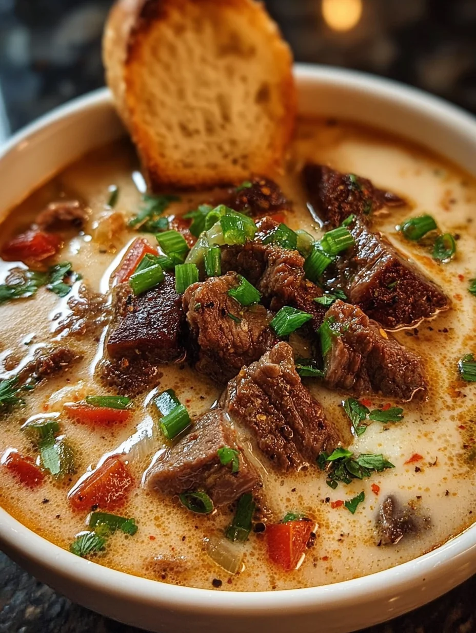 Philly Cheesesteak Soup: A Creamy Comfort Recipe!