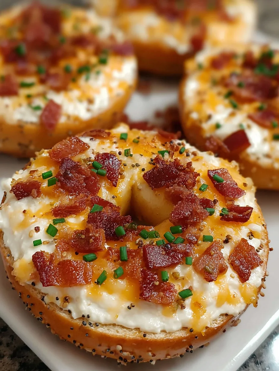 Zesty Bacon Cream Cheese Bagels are a Must-Try!