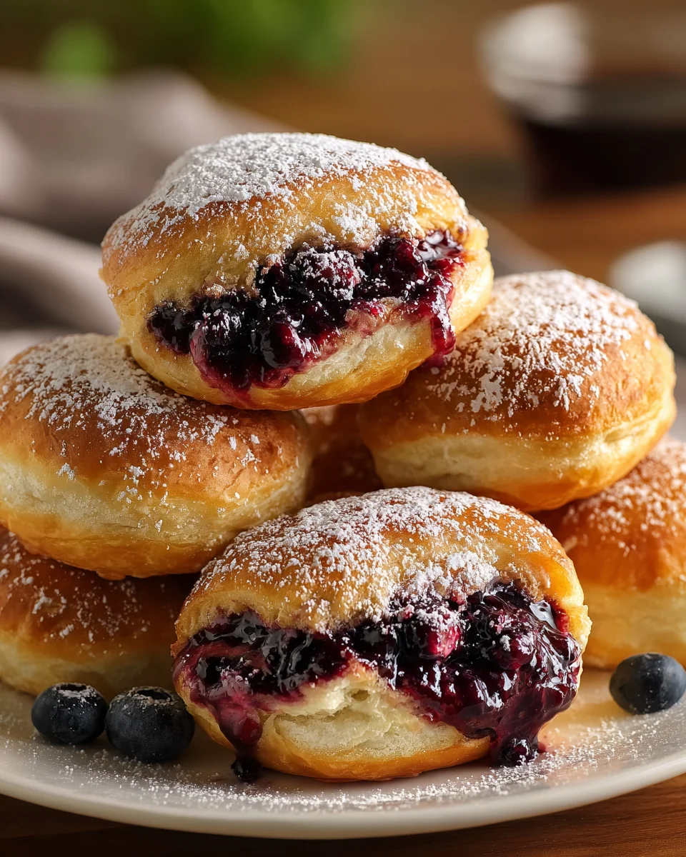 Blueberry Pie Bombs