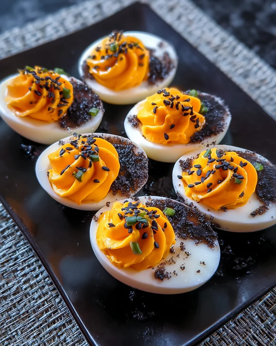 Halloween Deviled Eggs are the spookiest treat you’ll love!