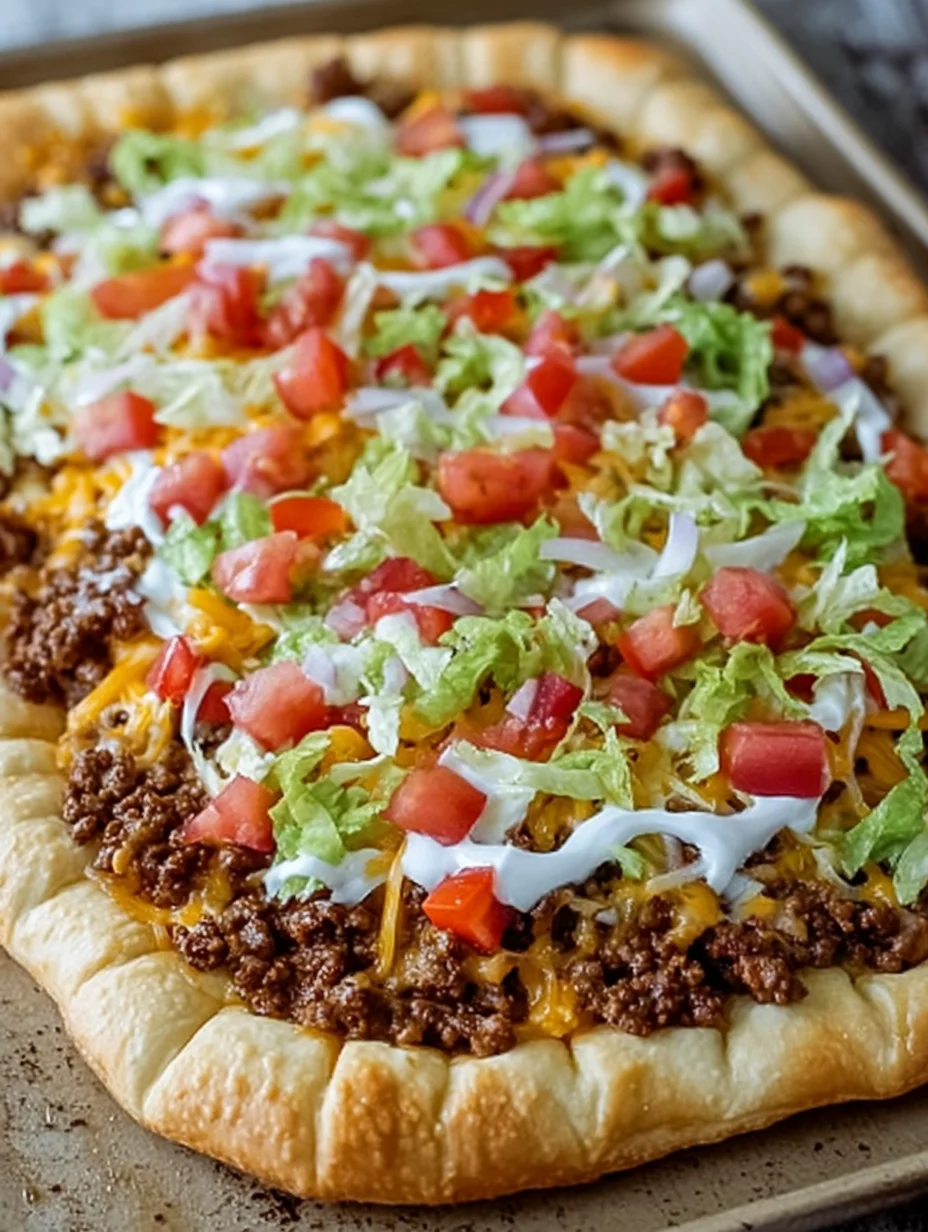 Taco Pizza Appetizer: A Flavorful Twist You’ll Love!