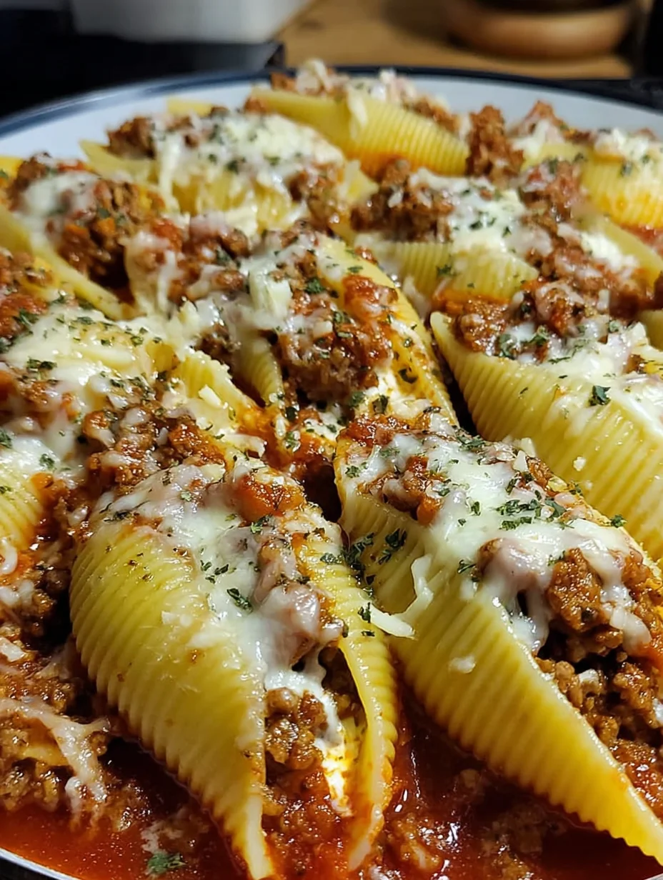 Beef-Stuffed Shells with Creamy Ricotta Filling: A Must-Try!