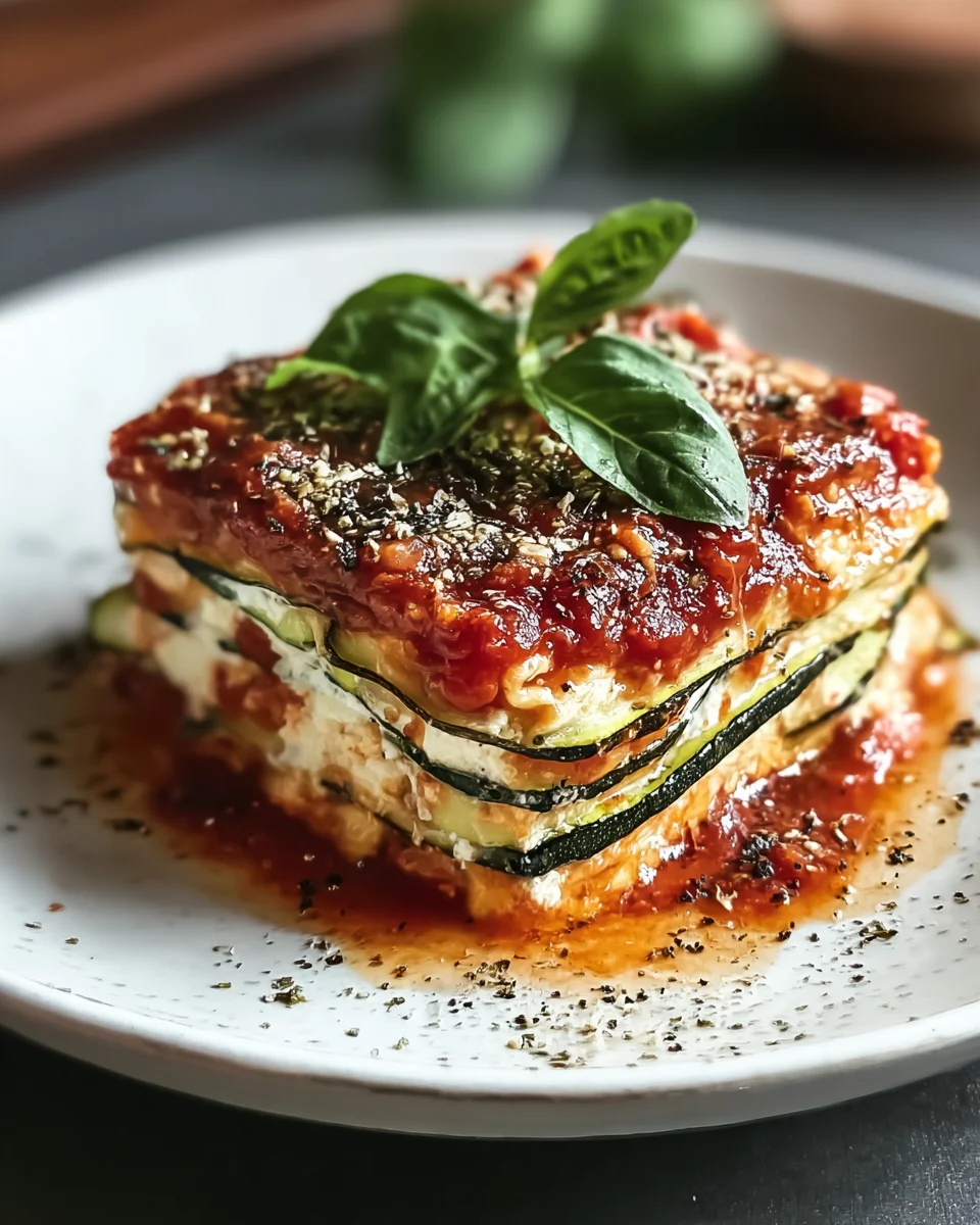 Layered Zucchini Ricotta Melts: A Delicious Dinner Delight!