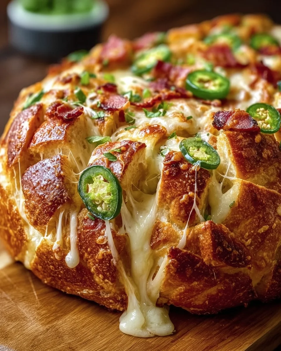 Sourdough Jalapeño Popper Bread Bowl