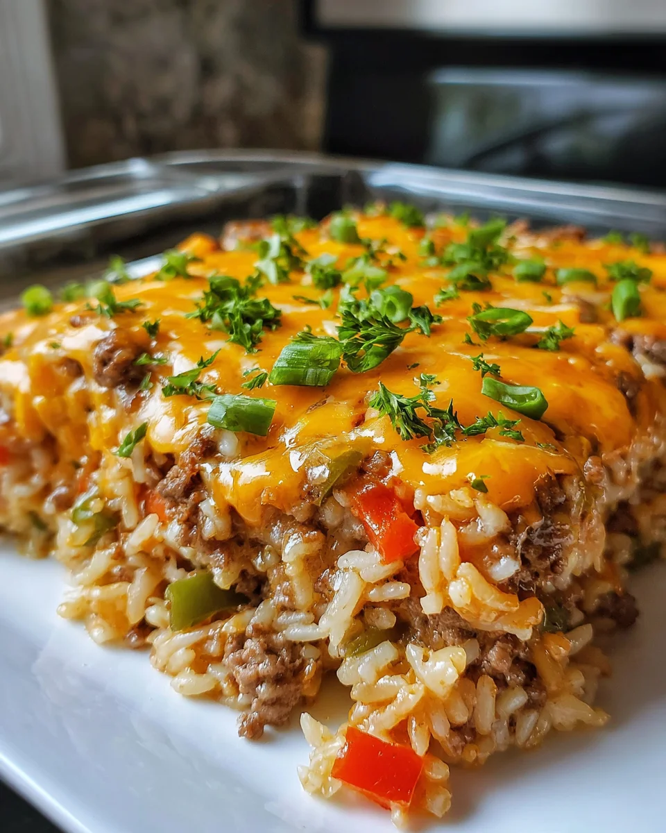 Easy Hamburger Rice Casserole: A Quick Family Favorite!