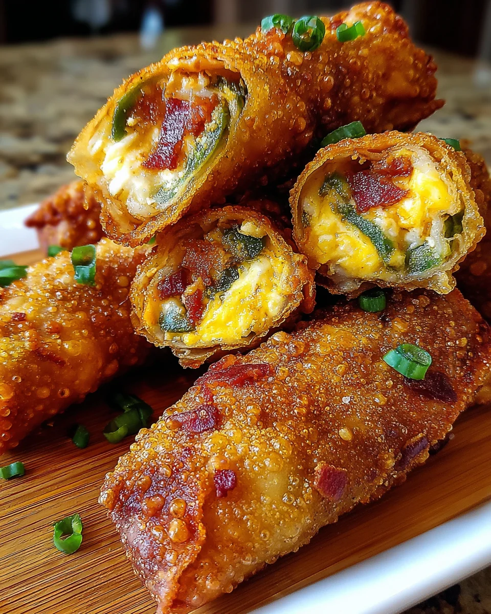 Bacon Jalapeño Popper Eggrolls: A Must-Try Recipe!