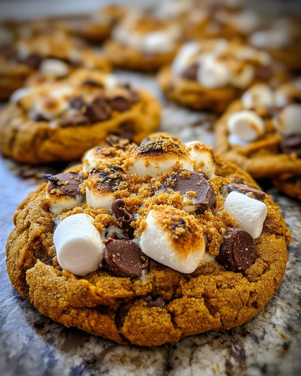 Pumpkin S’mores Cookies: A Delightfully Cozy Treat!