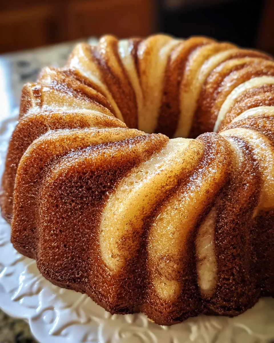 Cinnamon Swirl Bundt Cake