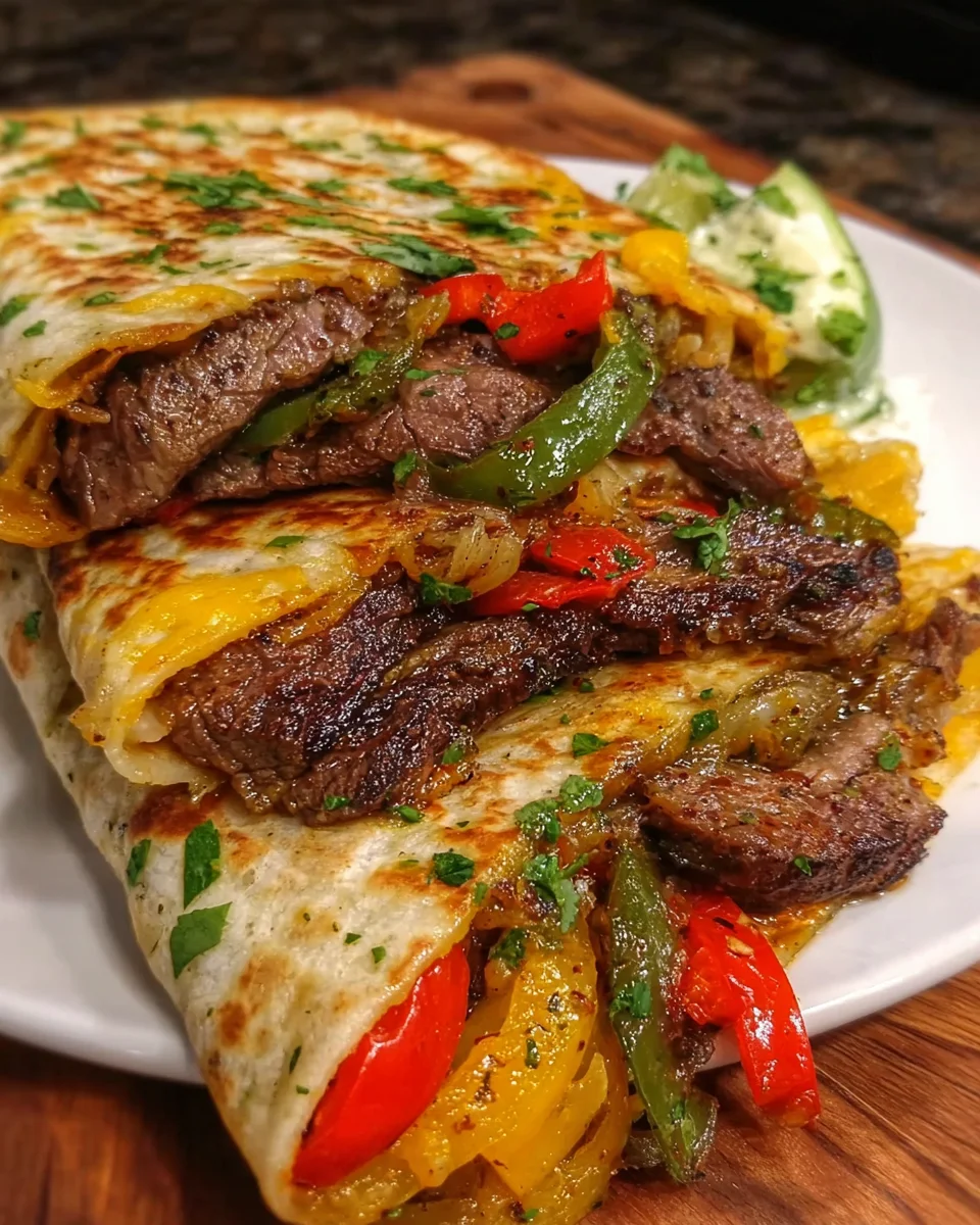 Chili Lime Steak Fajitas