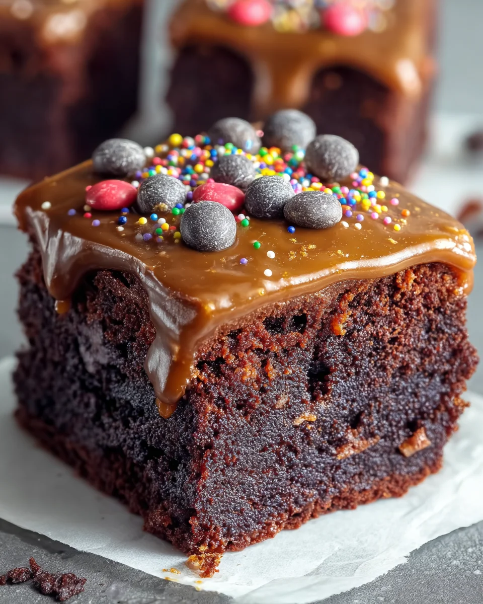 Cosmic Fudgy Brownies Candies