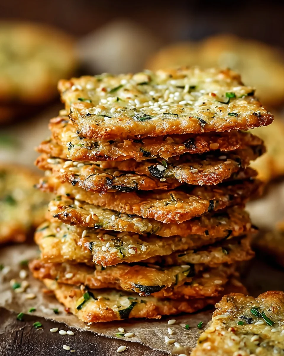 Bake Zucchini Herb Crackers for a Healthy Crunch