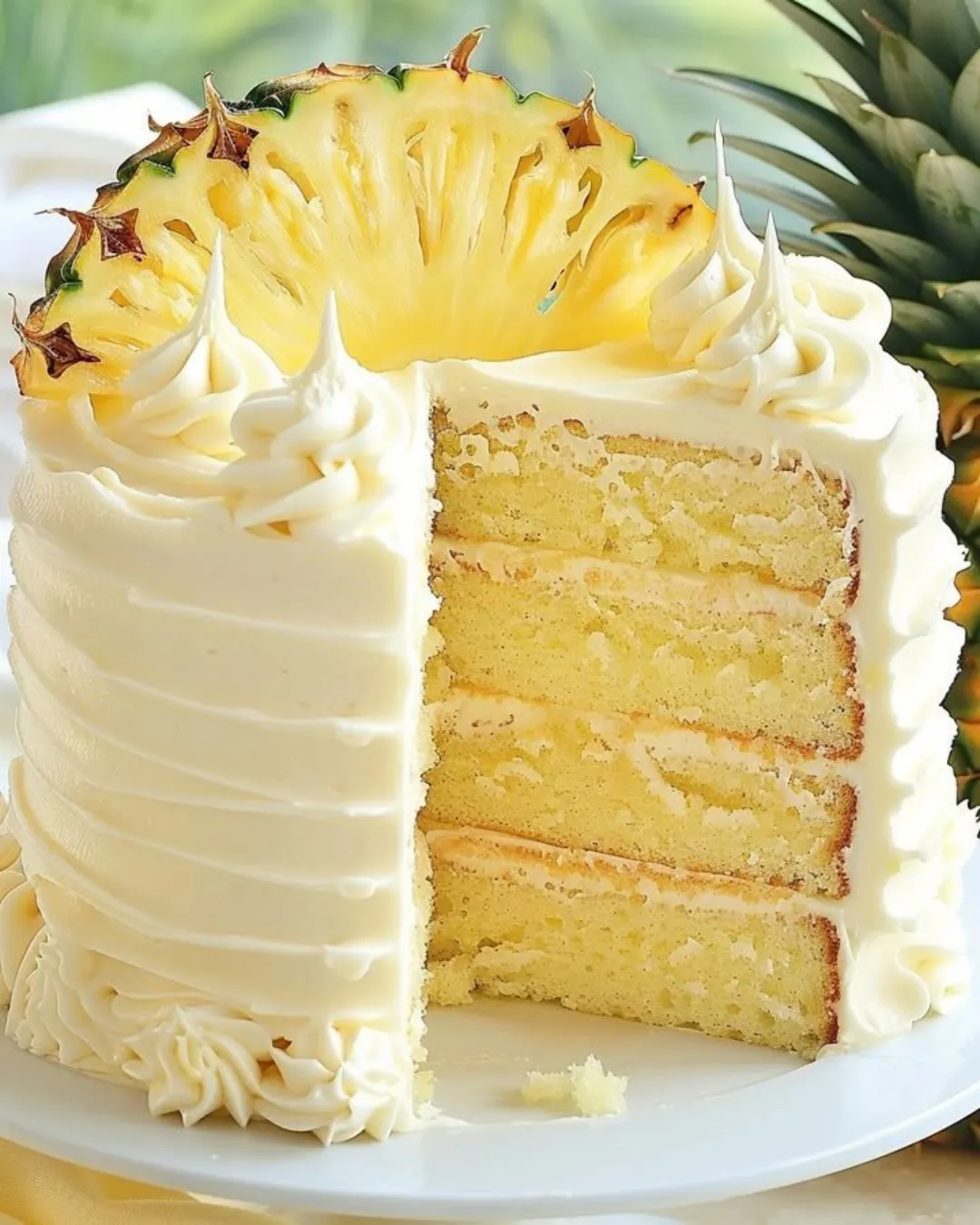 Moist Pineapple Dream Cake : A Sweet Slice of Paradise