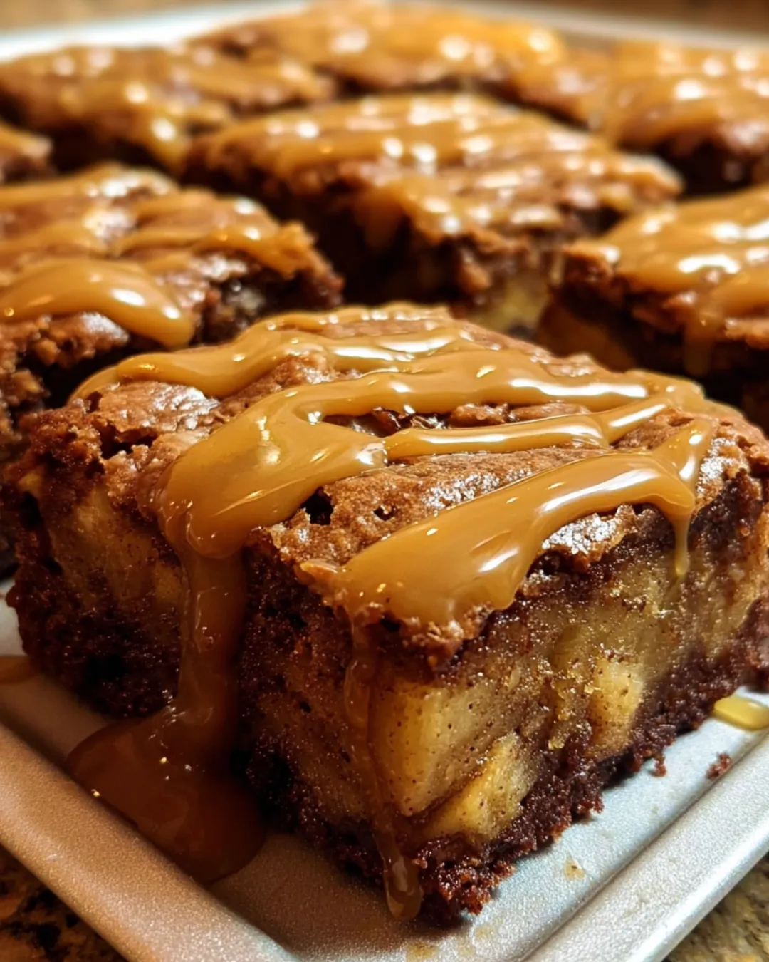 Apple Brownies with Maple Glaze – The Ultimate Cozy Fall Dessert