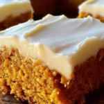 Old-Fashioned Pumpkin Bars with Cream Cheese Frosting