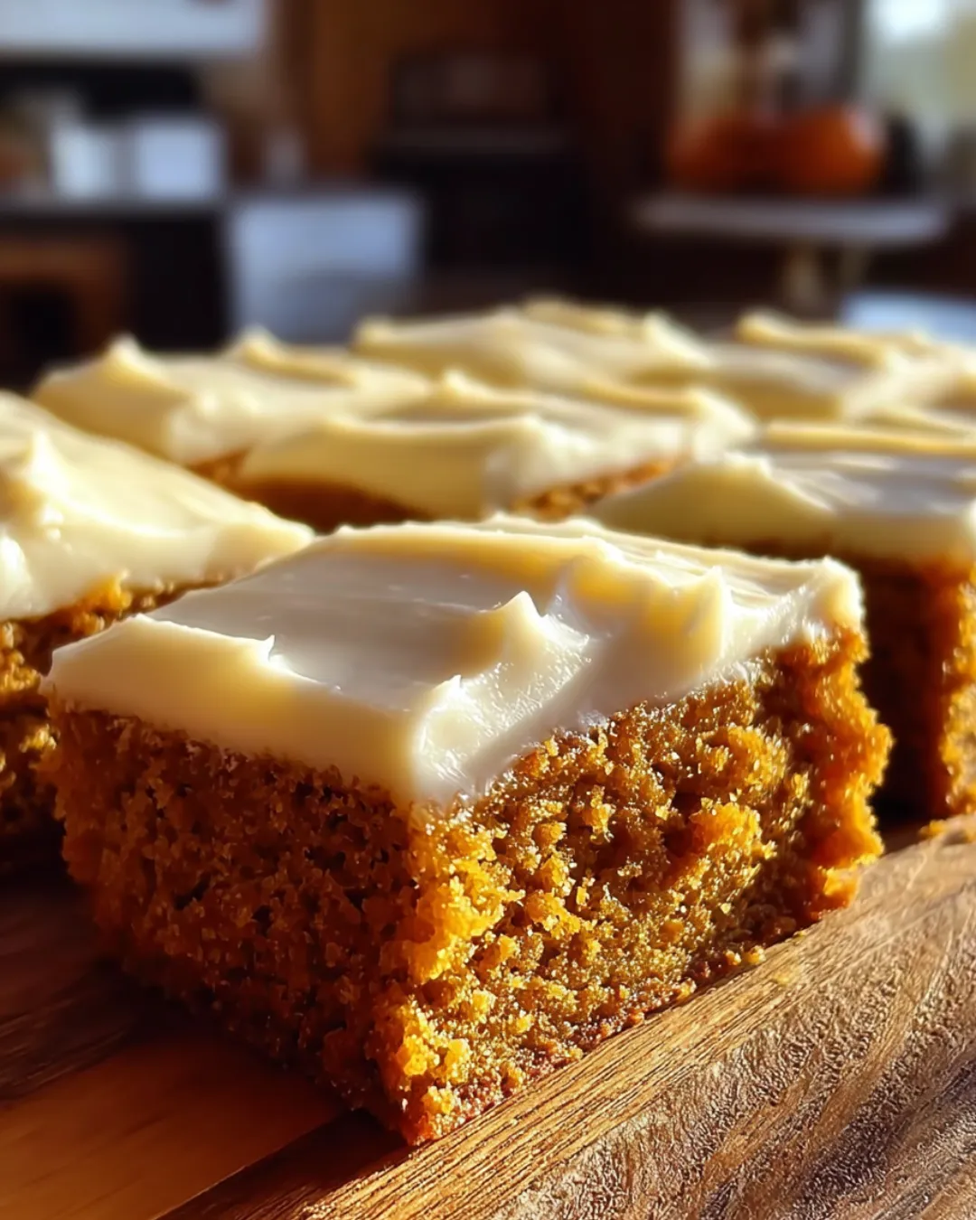 Old-Fashioned Pumpkin Bars with Cream Cheese Frosting – A Cozy Fall Favorite