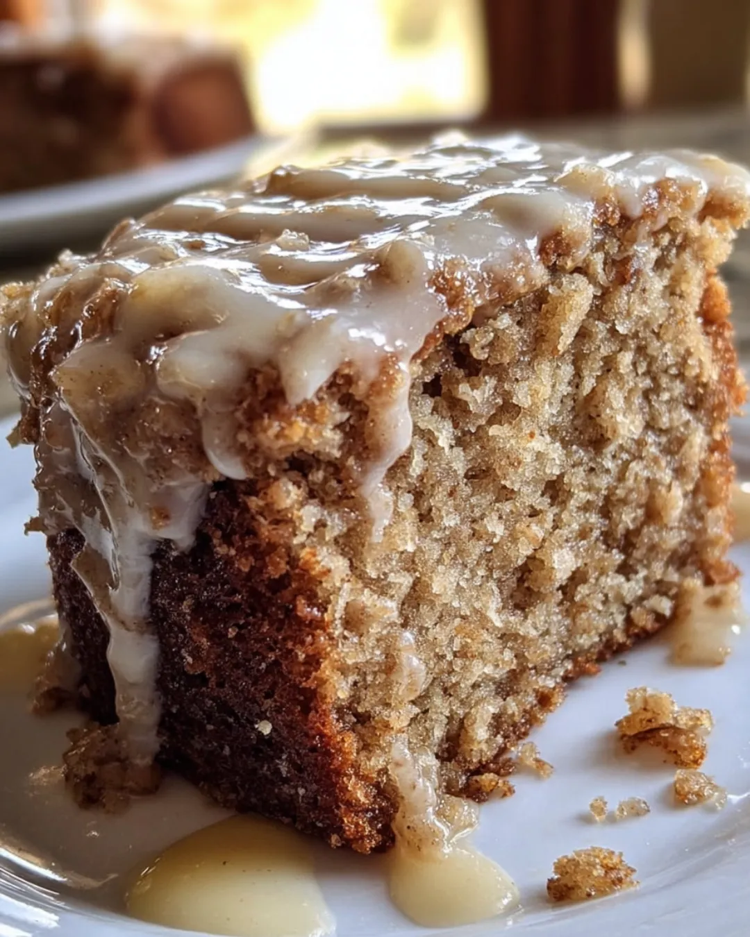 Amish Applesauce Cake – A Cozy Classic Dessert with Vanilla Glaze