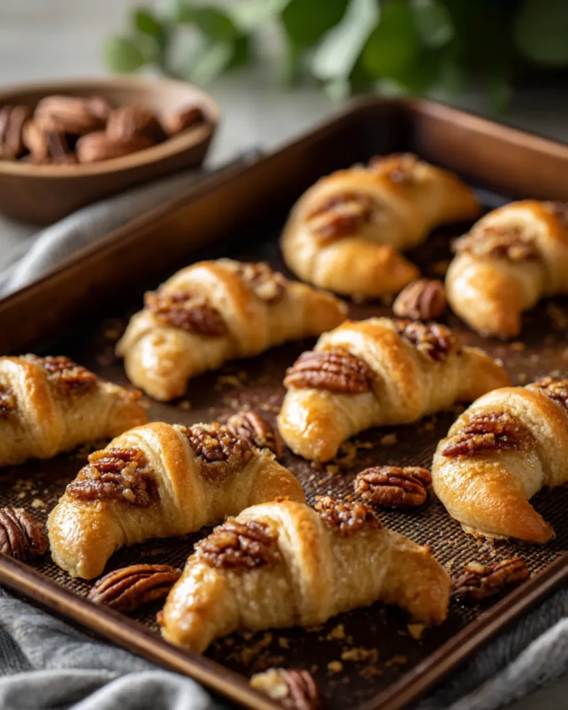pecan pie crescents