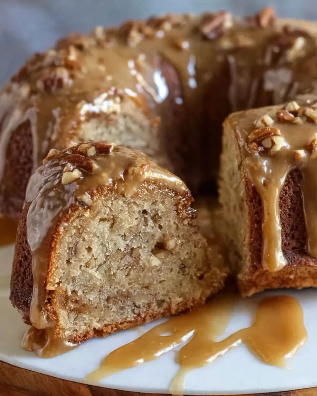 5 Reasons You’ll Love This Apple Pecan Cake with Caramel Glaze
