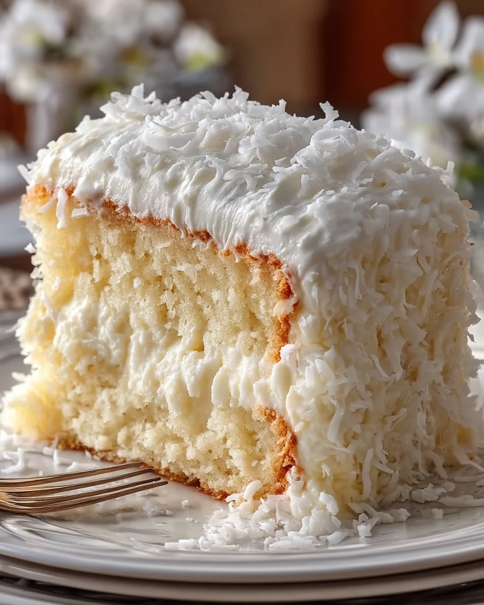Creamy Coconut Cake