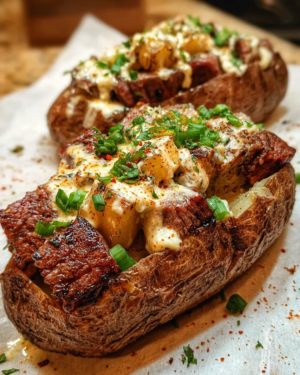 Loaded Steak Potato