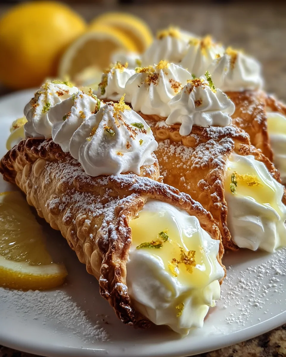 Lemon Meringue Pie Cannolis: A Delightful Treat You’ll Love!