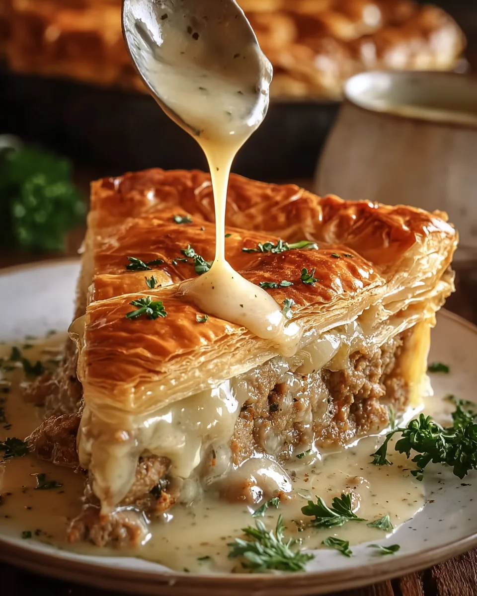 Sausage Gravy Puff Pie: Discover the Ultimate Comfort Dish!