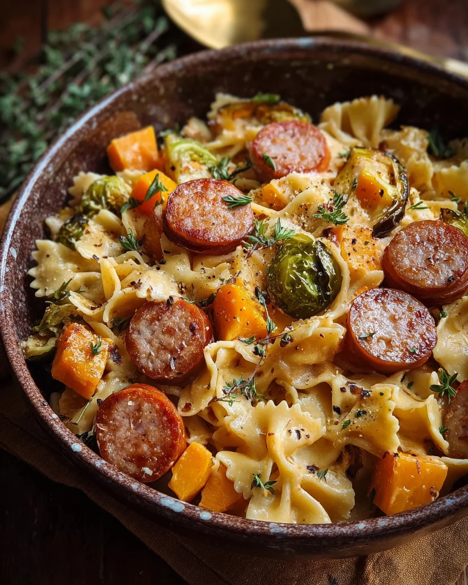 Autumn Sausage Pasta Squash: A Cozy Comfort Dish!